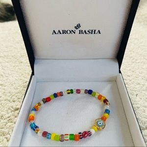 Aaron Basha Evil Eye Beaded Bracelet - New in Box